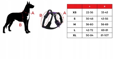 Шлейка-підтримка для навчання собаки ходити HUGGY DOGGY, розмір XS