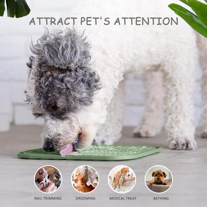 Килимок для собак з присосками, 2 шт. - повільне годування, зменшення тривоги та нудьги, для тренувань