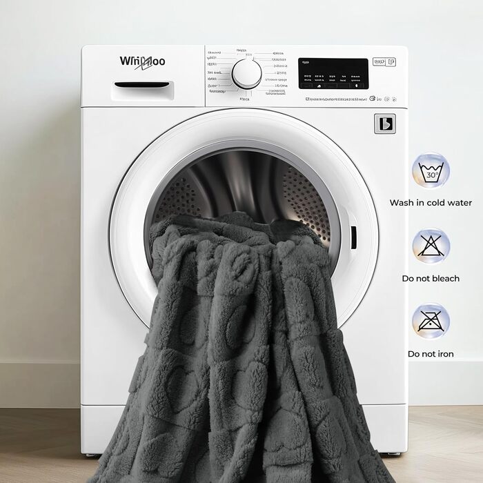 Килимок для собак та котів Luciphia, сірий, 100 x 145 см, прання допустиме