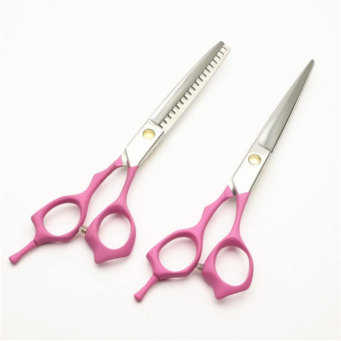 Набір професійних ножиць для грумінгу собак 7.0 дюймів, нержавіюча сталь, для тіла, лап, обличчя, безпечні та гострі