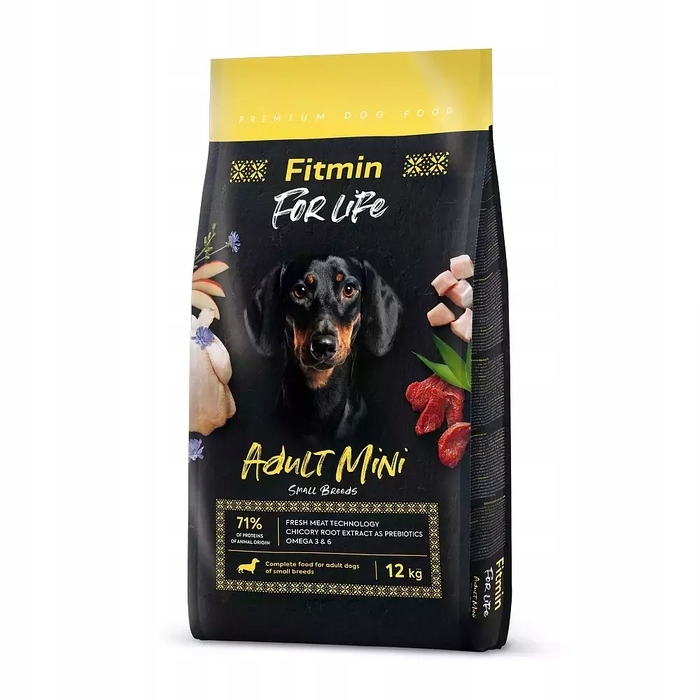 Корм для дорослих собак малих порід Fitmin Dog for Life Adult mini, 12 кг