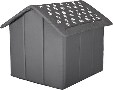 Будка-лежак для собак або котів, розмір S 38x32 см, м'який будиночок для домашніх тварин