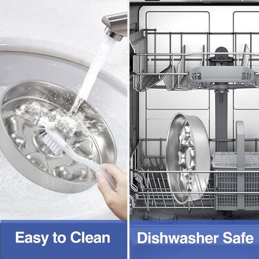 Миска для собак Slow Feeder з нержавіючої сталі з протиковзким дном. Велика місткість, підходить для собак різних порід.