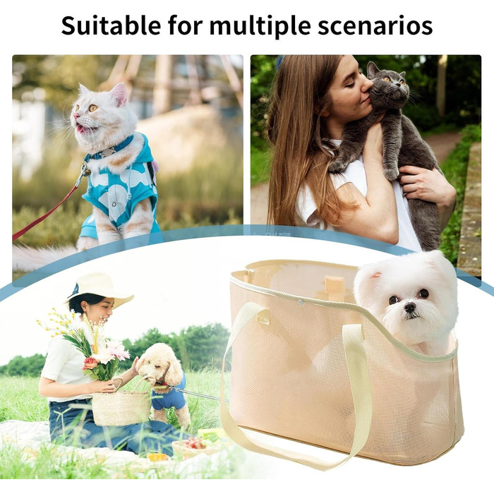 Сумка на плече для кота, переноска для собак та котів, легка переноска для маленьких тварин, переноска для собак та котів на плечі