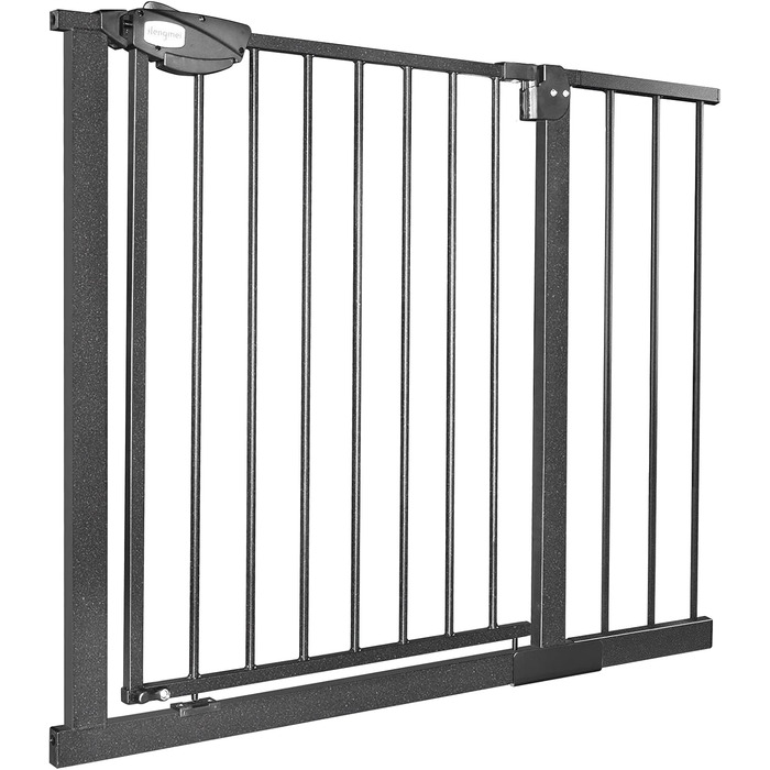 Захист для дитячих воріт HENGMEI: сітка для сходів, без свердління, 180° відкривання, 105-115 см (Білий)