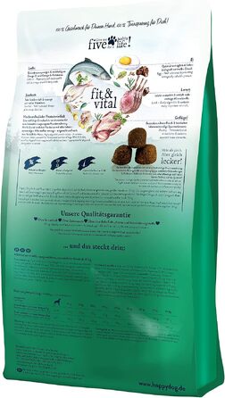 Корм для собак Happy Dog fit & vital Light, низькокалорійний сухий корм для дорослих собак, 4 кг