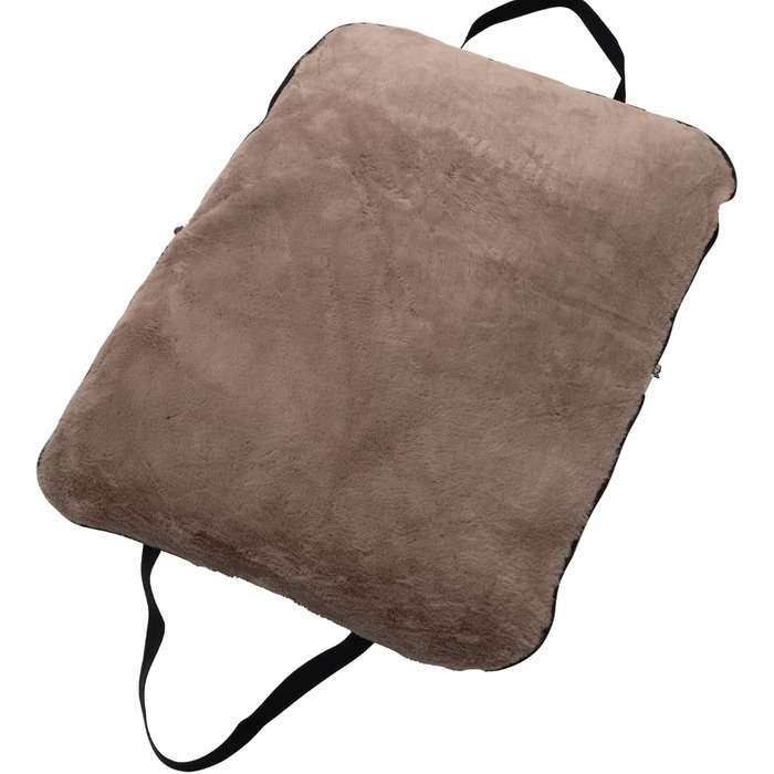 Ортопедичне собаче ліжко для подорожей – зручне та сертифіковане (OekoTex, GSR) – коричневе, розмір L