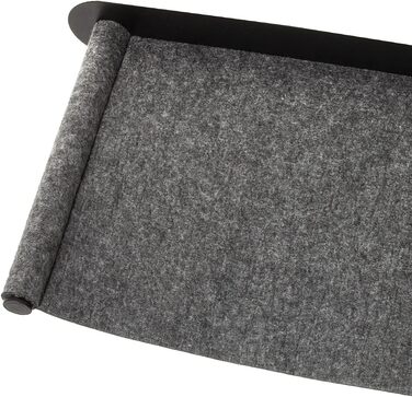 Підвісна лежанка для кота з фетру, канадського виробництва | 65 x 35 x 10 см, антрацит | Лежанка-стіна для котів