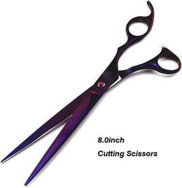 Професійні ножиці для собак, вигнуті ножиці, ножиці для стрижки шерсті собак, набір з нержавіючої сталі, підходять для стрижки шерсті тварин