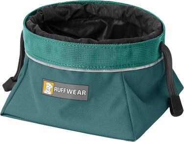 RUFFWEAR Quencher Cinch Top Bowl - Миска для води для собак, велика, Tumalo Teal
