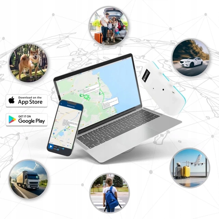 GPS-локатор для собак, котів та інших тварин без абонплати, відстеження через додаток MK032