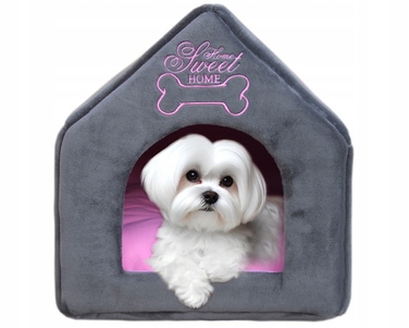 Будиночок-ліжечко для маленьких собак: затишна будка та м'яке місце для відпочинку