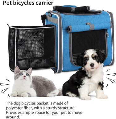 Фаркоп для собак на велосипед __PLACEHOLDER_BRAND_0__ - регульовані ремені, рюкзак для собак, велосипедний кошик для тварин