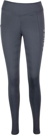 Легінси для верхової їзди Lazura Ariella | Еластичні штани для верхової їзди з кишенею для телефону | Середня посадка, повний облягання, силіконовий grip та класичний крій | Екіпірування для верхової їзди, 32, Графіт