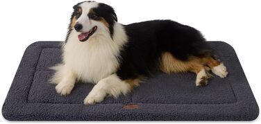 Килимок для собак Joydeco - двосторонній, з флісу, 104x71 см (темно-сірий)