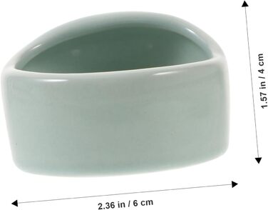 Набір мисок для хом'яків та дрібних тварин Ipetboom (2 шт.) - білий, миска для води та корму, аксесуари для домашніх тварин