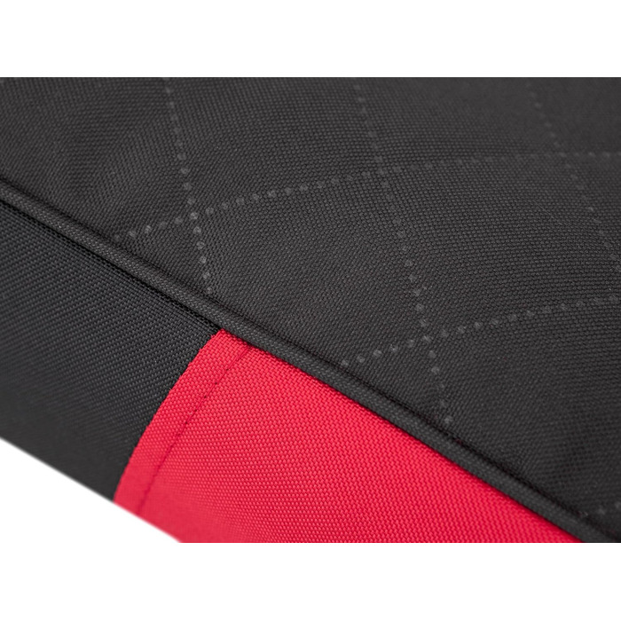 Килимок для собак DOGGY, лежанка для собак, лежанка-кільце, лежанка для собак, подушка для собак, ліжко для собак, софа для собак, корзина для тварин, лежанка для собак, собача софа, матрац для собак: Червоний з чорним, XL - 100 x 66 см XL Червоний з чорн