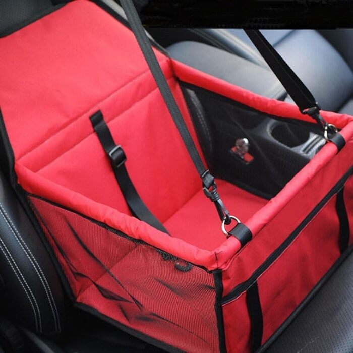 Складана лежанка для цуценят, водонепроникна, з карабіном, універсальна (чорна)