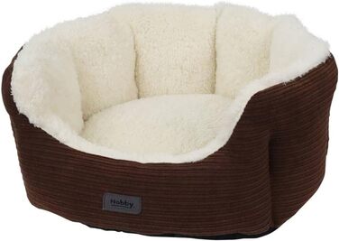 Лягушкове ліжко Nobby Komfortbett oval KAMBA коричневого кольору, 55 x 50 x 21 см