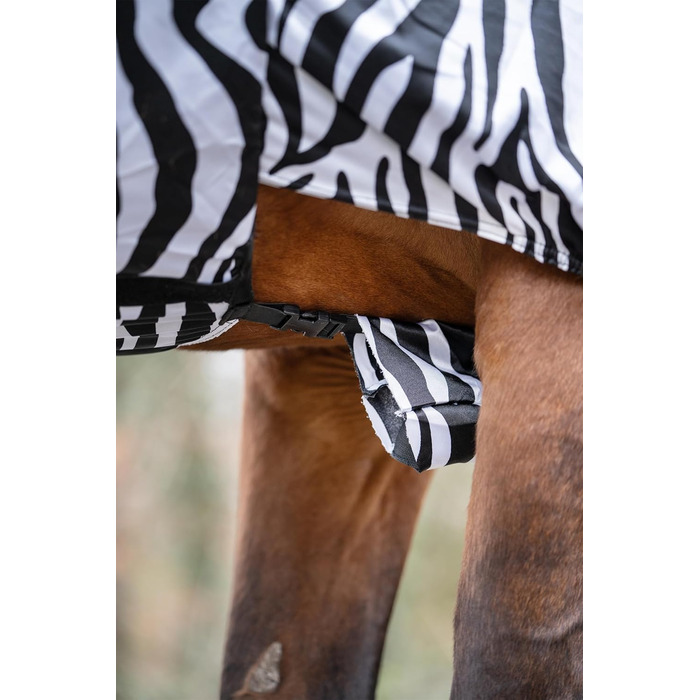 HKM 7238 Захисна попона від екземи та комах для коней Zebra, 155 см