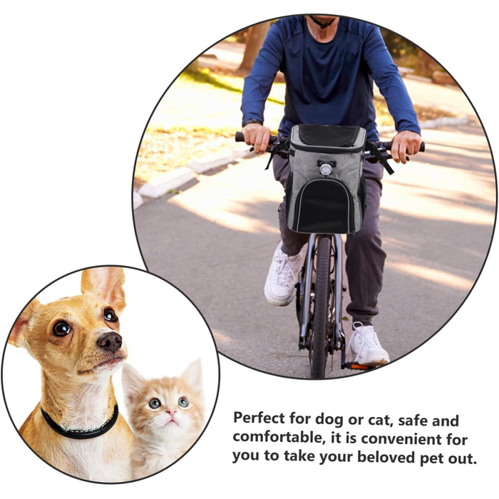 Сумка для перевезення тварин Milisten: складана переноска для собак та котів з високоякісного поліестеру