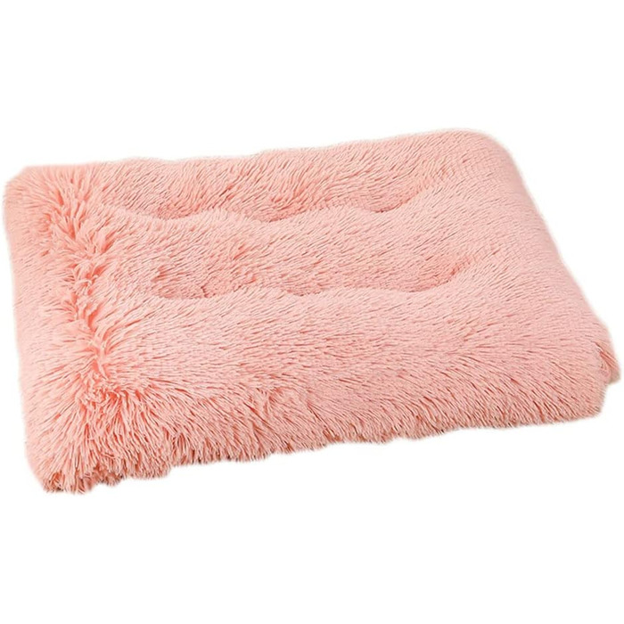 М'яке ліжко для собак та котів GUOCU Deluxe з антиковзким дном, 94x63 см, рожеве