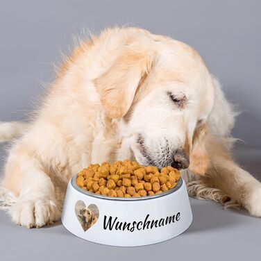Миска для корму для собак PhotoFancy® з фотографією - персоналізована з власним дизайном (Layout 3)