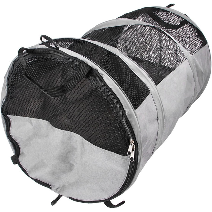 Транспортна переноска для собак Cuque, Oxford-тканина, стійка до укусів, водонепроникна, складна, з дихаючою сіткою, легка для автокрісла (38 x 15 x 21 см)