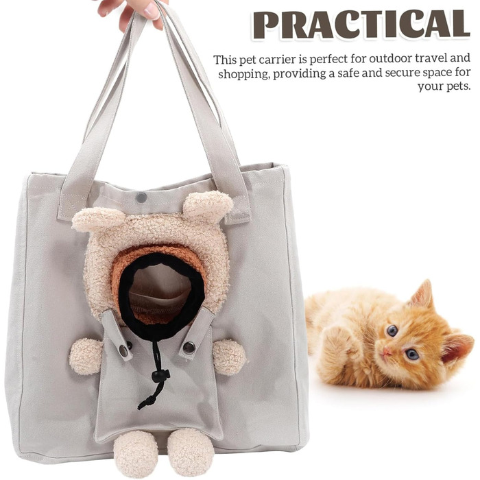 Сумка-переноска для собак, дихаюча, з м'якої тканини, велика, для подорожей, прогулянок, транспортування, авто, літака, аеропорту, покупок