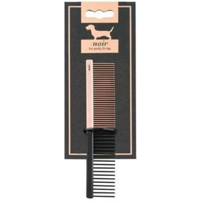 Металевий гребінець Fellka Ebi Noir 645-436660 з 27/61 зубцями, розмір 13.2 x 2.1 см