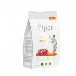 Сухий корм для тварин Piper Animals з качкою, 3 кг