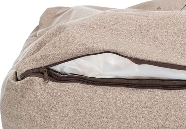 Лежак для собак TRIXIE BE Nordic Föhr Soft, прямокутний, 120×95 см, сірий