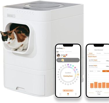 Автоматичний туалет для котів LavvieBot S з самоочищенням