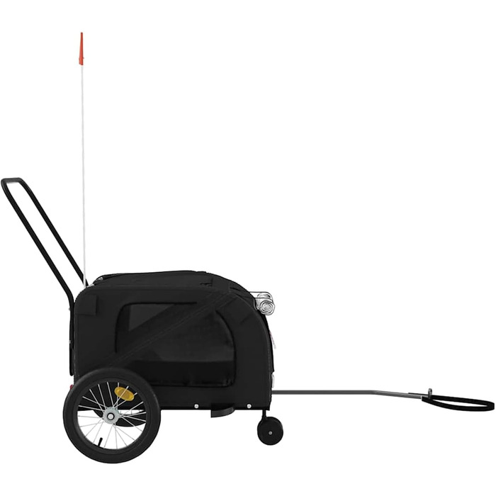 Фаркоп-причіп для собак Gecheer: міцний, з тканини Oxford та дахом з ПВХ, для безпечних та комфортних поїздок з домашніми тваринами