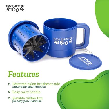 Засіб для чищення лап домашніх тварин. Ефективний засіб для догляду за лапами собак. Чорний колір.