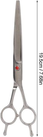 Прямі ножиці для грумінгу собак, ножиці для догляду за шерстю тварин з нержавіючої сталі з демпфером шуму. Прямі ножиці для собак та котів, ножиці для маленьких тварин, кроликів