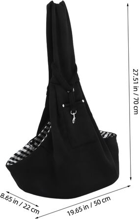 Сумка-переноска для собак та котів Toyvian, регульована, для подорожей, з кишенею