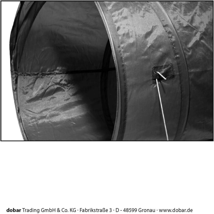 Набір для аджиліті для собак Dobar® 50807 - 12 елементів. Slalom-стійки, тунель XL, висота 110 см. Синій/Жовтий. Тренування спритності та швидкості.
