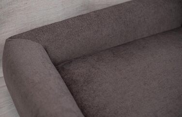 Собаче ліжко Sofi Grosse - м'яке, миється, з поліуретану, для собак середніх та маленьких порід (XXL, 130x100 см, коричневе)