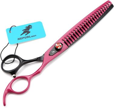 Ножиці для грумінгу домашніх тварин 8 дюймів, для собак та котів, з зубчастими лезами