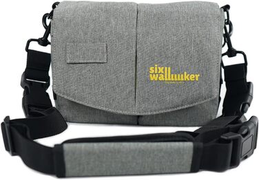 Leckerlibeutel для собак Arrivly SixWalker з магнітним закриттям: практичний фідер для тренувань, універсальна сумка для ласощів з винімною кишенькою (сірий)