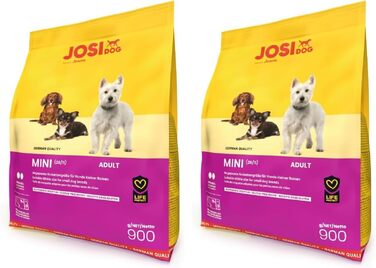 Сухий корм для собак малих порід JosiDog Mini Adult з птицею, 900 г (набір 2 шт), 10 кг