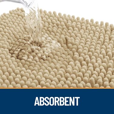 Набір килимків для собак OLANLY, 4 шт., 76,2 x 50,8 см, поглинають вологу та бруд, швидковисихаючі, неслизькі, пранні, з джерсі (Chenille), бежеві