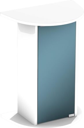 Тумба для акваріума Tetra AquaArt Explorer Line 30/60 л, біла, для акваріумів з вигнутим склом