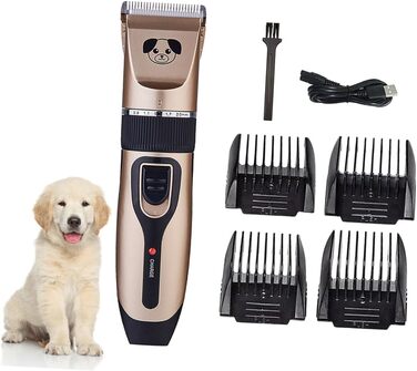 Машинка для стрижки шерсті тварин Supvox Tierhaarschneidemaschine з керамічним ножем, тиха та потужна