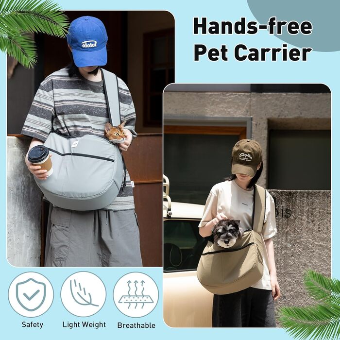 Трансформер для собак та котів Duuclume: переноска-сумка на плечі, сіра (до 6 кг)