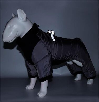 Водонепроникний зимовий теплий наряд для собак, тепла куртка для маленьких та середніх собак, 4 лапи, захист від вітру, світловідбиваюча, оранжевий, XL