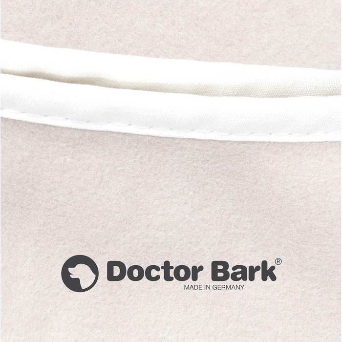 Doctor Bark м'яка флісова ковдра для собак, гіпоалергенна, пральна при 95°C, для дивану та лежака, бежевий, 120x90 см, Німеччина