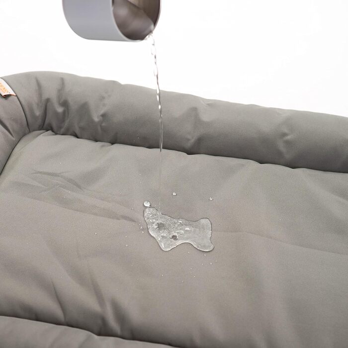 Крісло-ліжко для собак та котів ESTEXO, сіре, 80x105 см, з водонепроникним покриттям