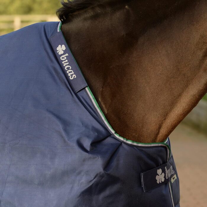 Дощова кінська попона Bucas Smartex Light, синя, 140 см, з функцією stay-dry